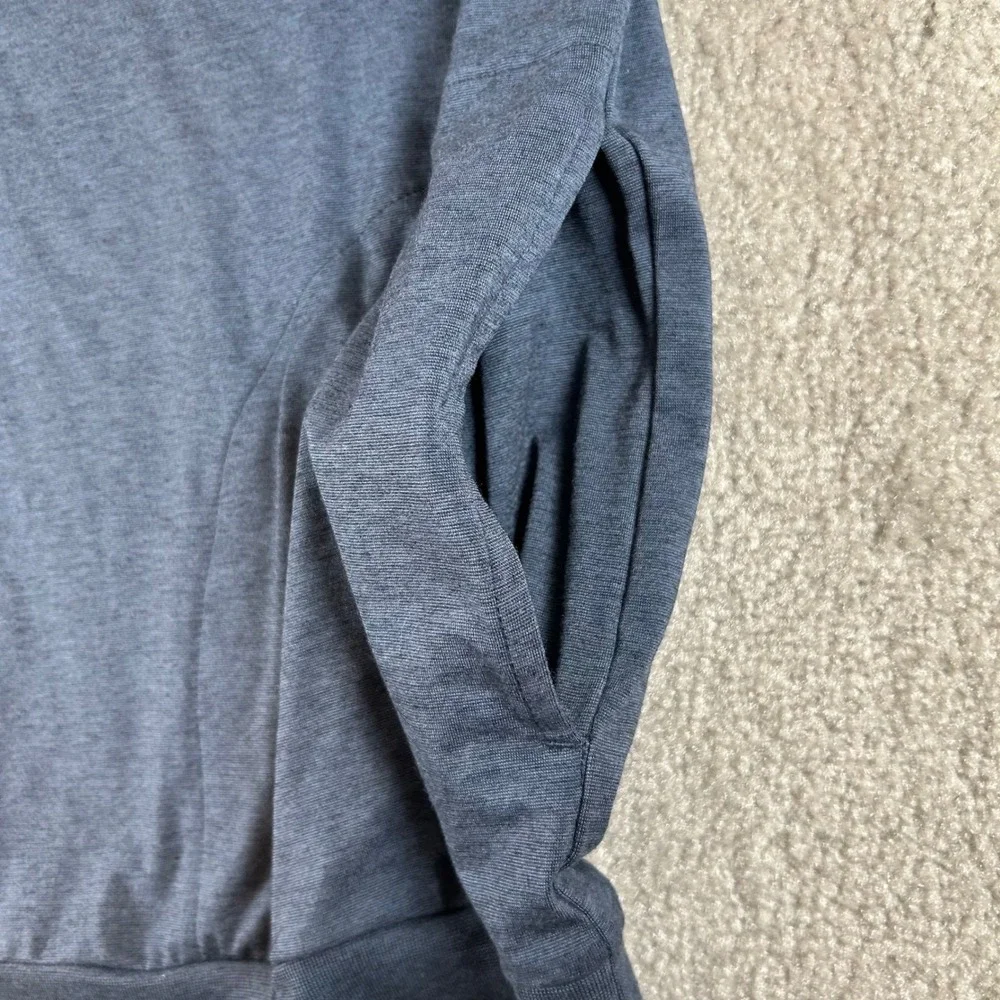 TravisMathew Men's Quarter Zip Pullover Navy Blue Heather‎ Sage View Logo Size M